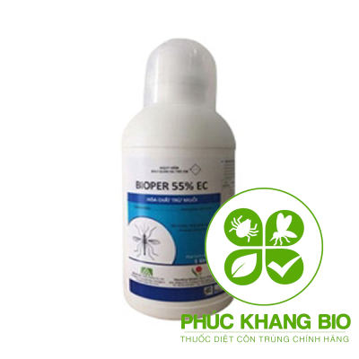 Bioper 55EC - Thuốc trừ muỗi nhập khẩu nguyên chai từ Hàn Quốc