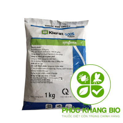Thuốc Trừ Chuột Klerat 0.005 Pellete Dạng 1kg