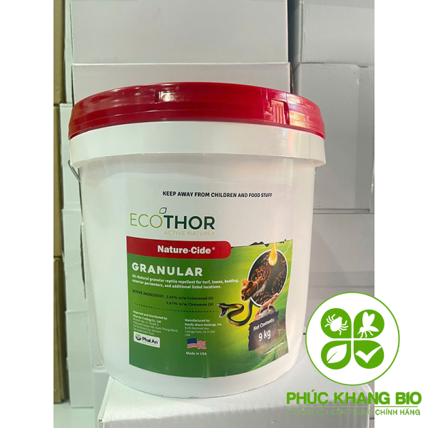 Bột xua đuổi rắn Ecothor Nature-Cide nhập khẩu Mỹ Ensystex 9kg